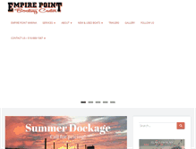Tablet Screenshot of empirepointmarina.com